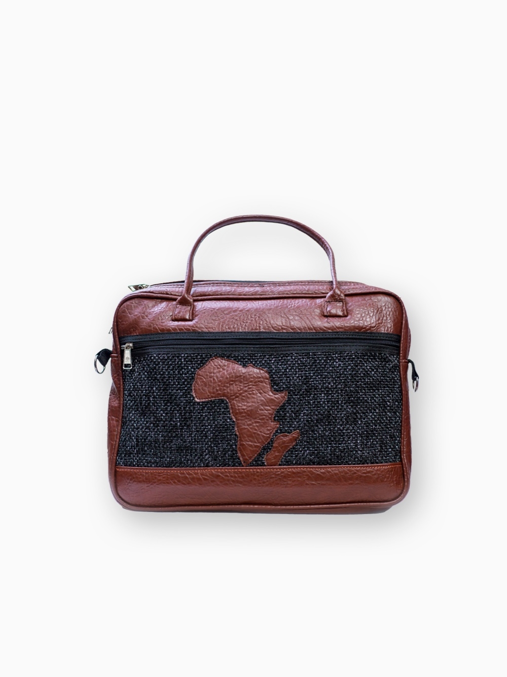 African Map Explorer Leather Bag