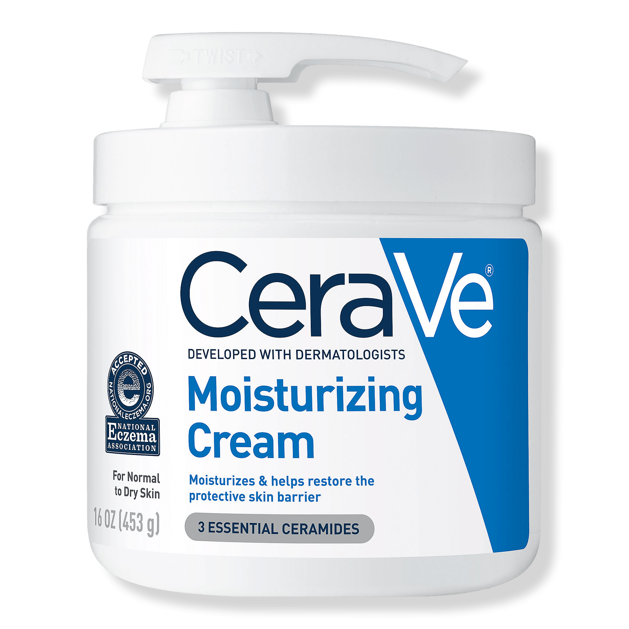 CeraVe Moisturizing Cream with Pump for Balanced